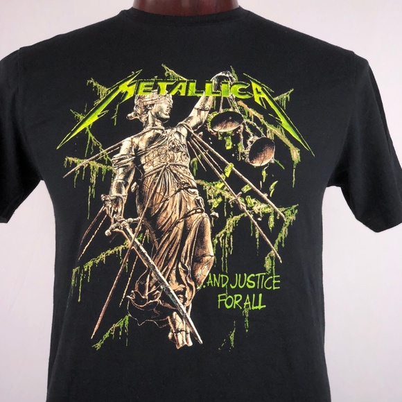 Metallica And Justice For All Mens L Graphic Shirt - Picture 2 of 8